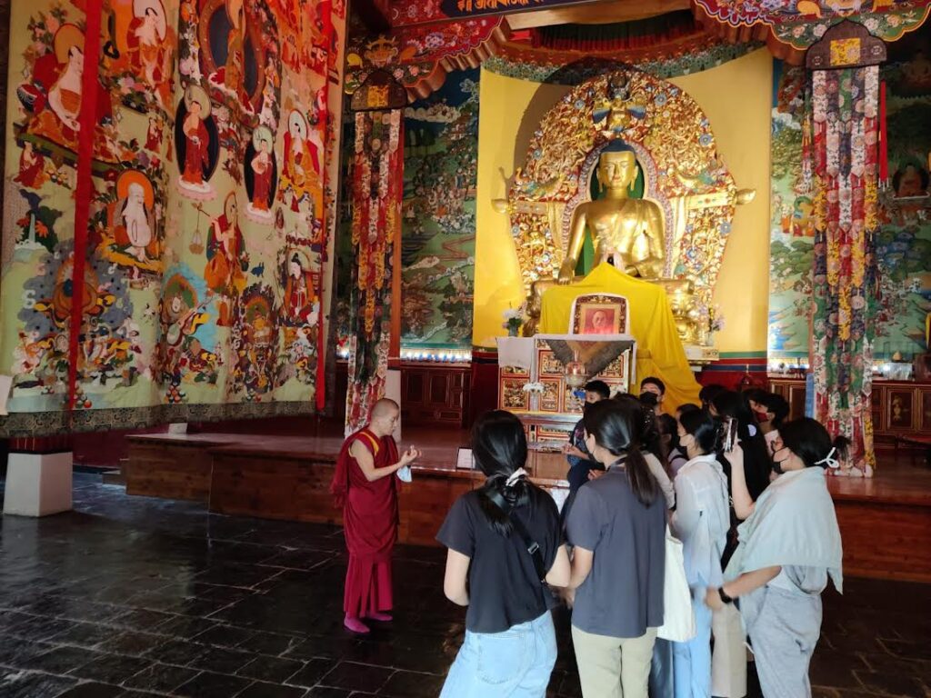 Field visit to a local Tibetan monastery