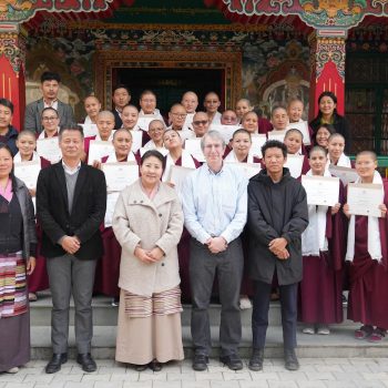 Group photo of the participants and facilitators with Secretary Chime Tseyang.