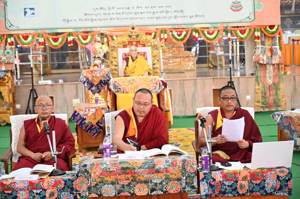 Department of Religion & Culture in Collaboration with Gaden Shartse and Gaden Jangtse Monasteries Hold 6th Non-sectarian Debate.