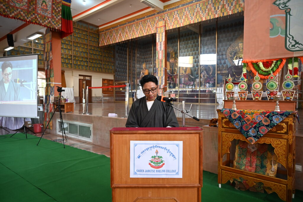 Department of Religion and Culture staff Tenzin Naljor.