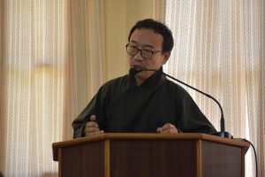 Additional Secretary of Religion and Culture Attends Exam Result Announcement of Ngagyur Nyingma Shugseb Nunnery.