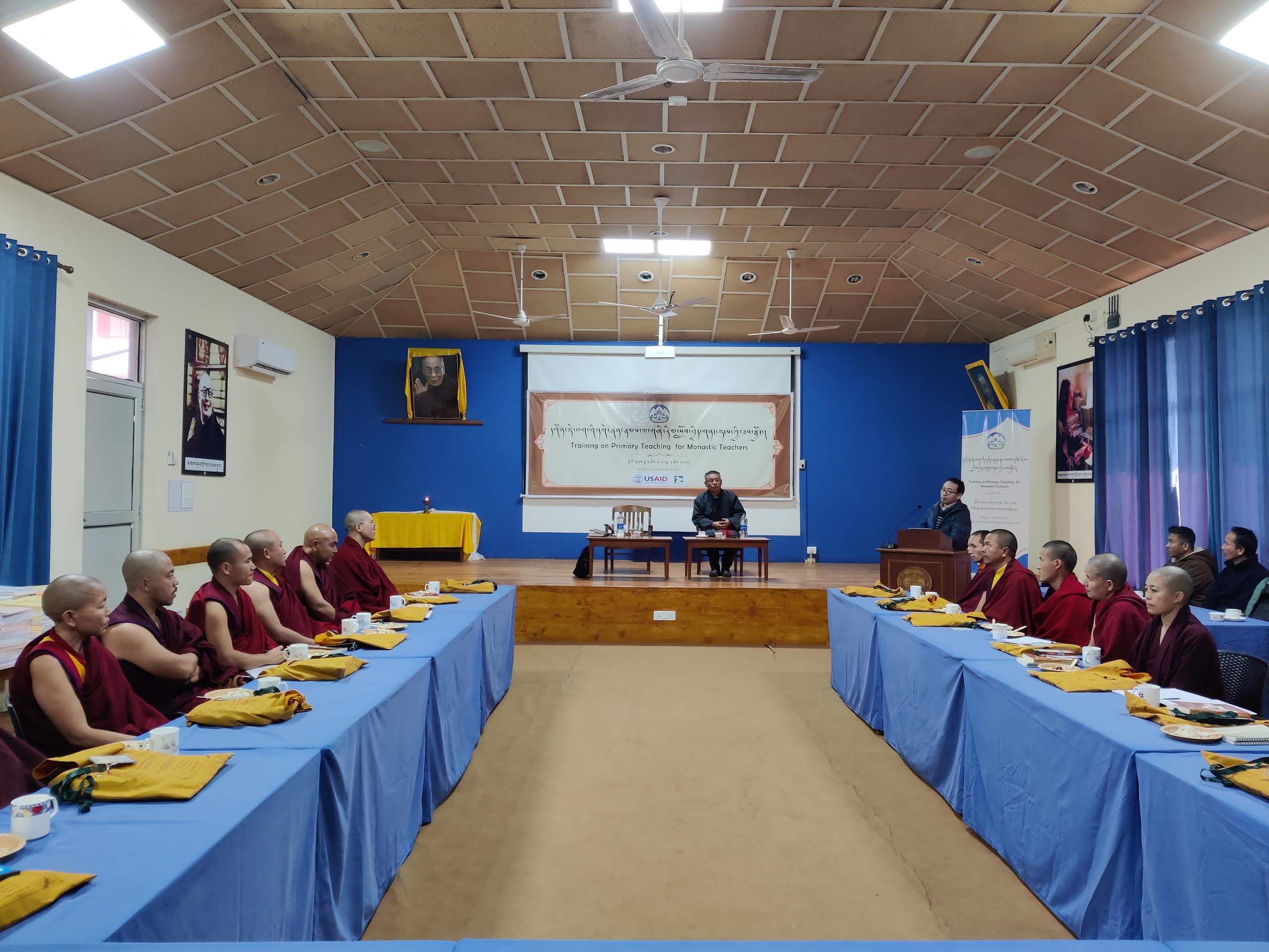 Additional Secretary Kunga Gyaltsen, Department of Religion and Culture (CTA), addressing the gathering.